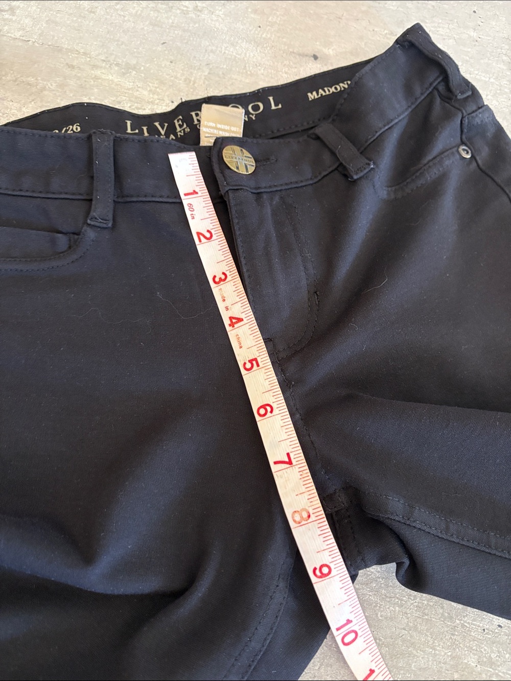 Liverpool black jean jegging/legging - Picture 9 of 9